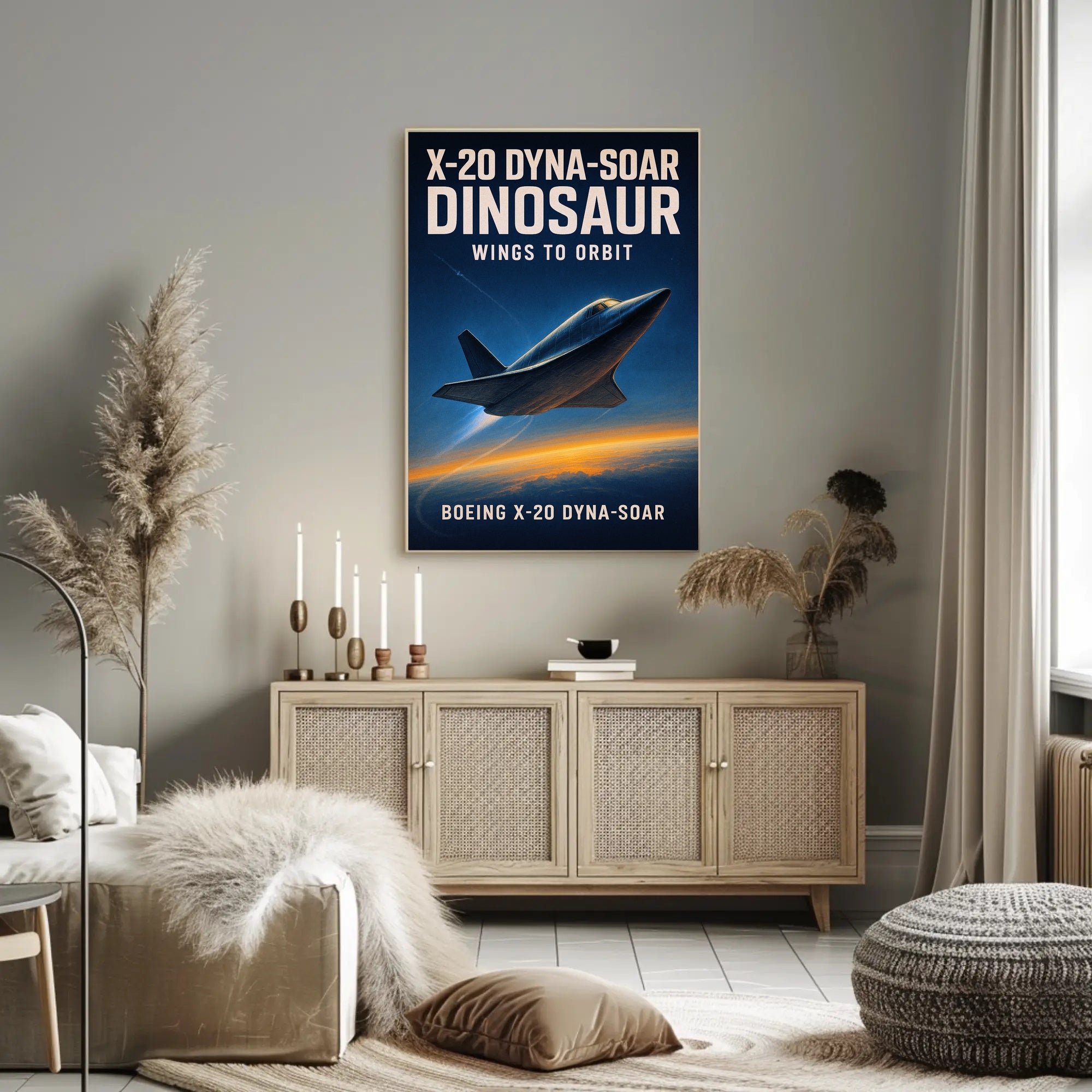 Boeing X-20 Dyna-Soar Wings to Orbit Poster PosterGoat