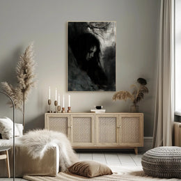 Mystical Gothic Figure in Dark Artistic Poster PosterGoat