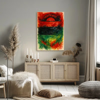 Abstract Sunrise Poster
