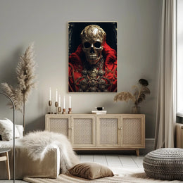 Regal Skull Artistry Poster PosterGoat