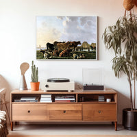 Serene Countryside Scene Pastoral Heritage Poster