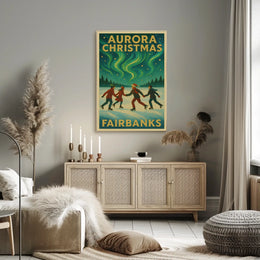 Fairbanks Aurora Poster