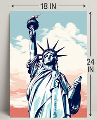Statue Of Liberty Symbol Of Freedom Poster