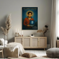 St. Carlo Acutis A Modern Saint for the Digital Age Poster