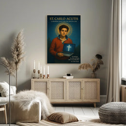 St. Carlo Acutis A Modern Saint for the Digital Age Poster