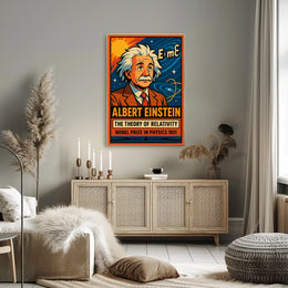 Albert Einstein The Theory Of Poster