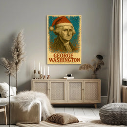 George Washington 1st President of the United States Christmas SeriesPoster