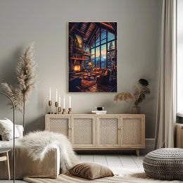Cozy Mountain Retreat Poster