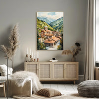 Bulgaria Rila Monastery Mountain View Poster