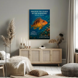Discover The Charm Of The Hawkfish Poster