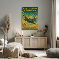 Curtiss P-40 Warhawk A Legend in the Skies Poster