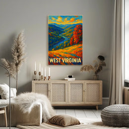 West Virginia Landscape Poster