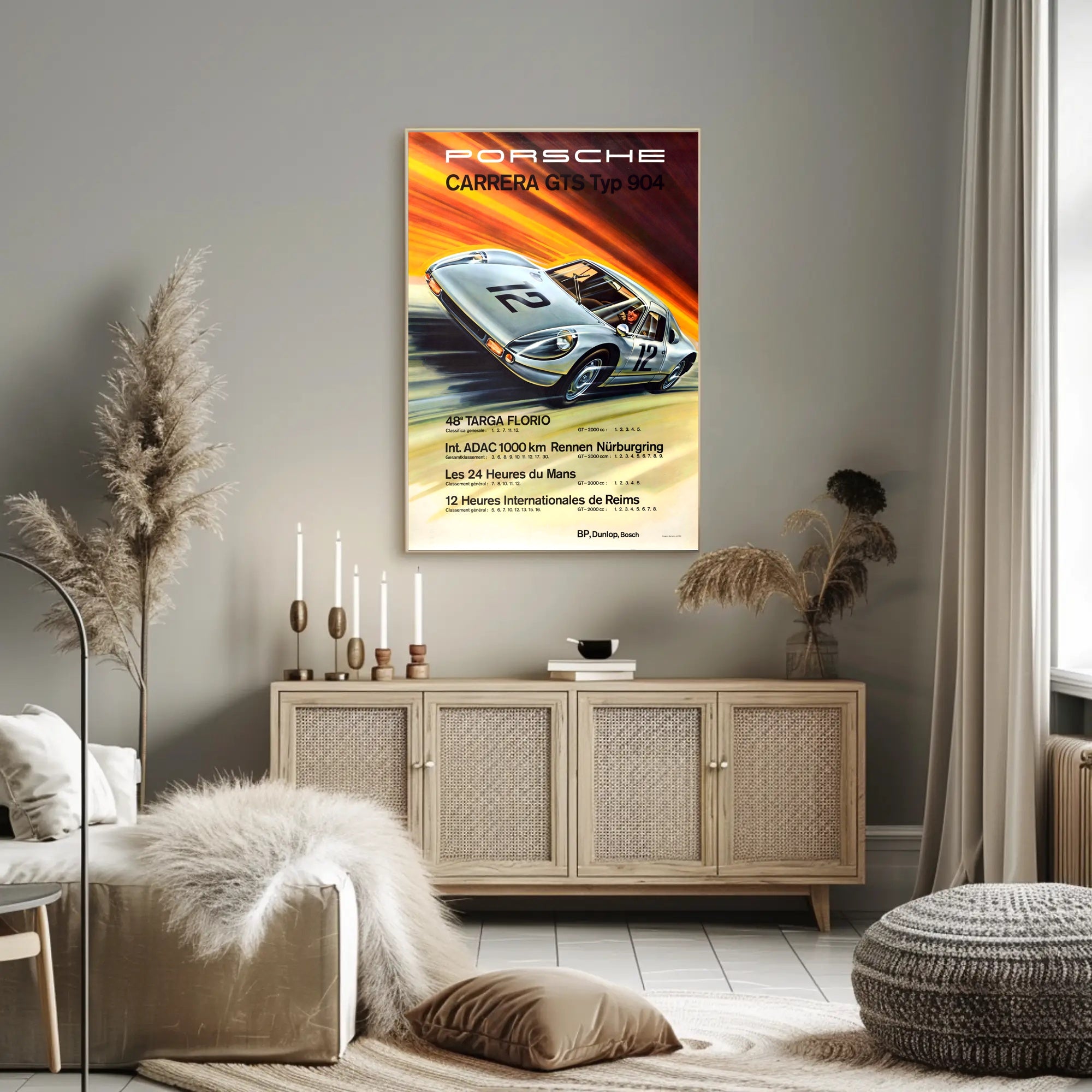 Porsche Carrera GTS Typ 904 Racing Achievements Poster
