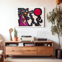 Abstract Geometric Symphony Poster