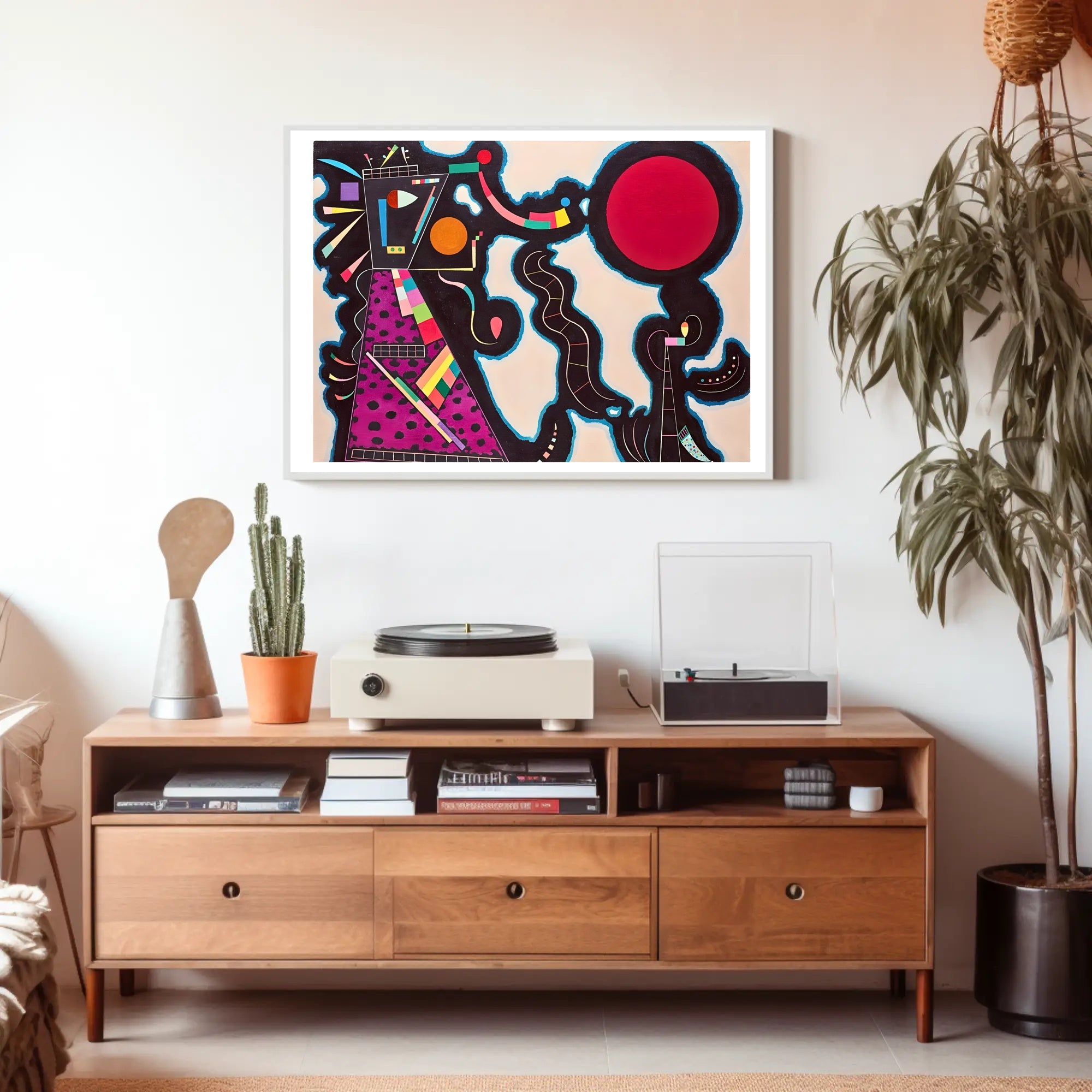 Abstract Geometric Symphony Poster