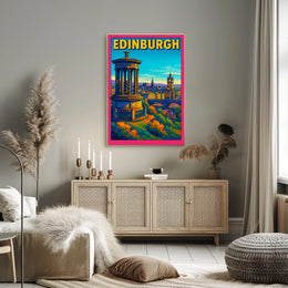 Edinburgh Cityscape Poster