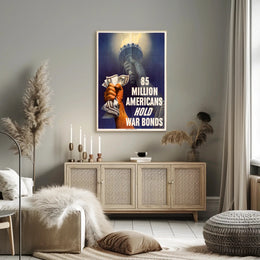 Vintage War Bonds Poster Art Print for Home Decor PosterGoat