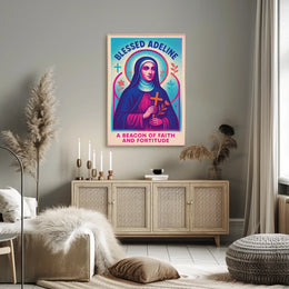Blessed Adeline A Beacon Of Faith Poster