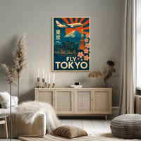 Tokyo Vintage Travel Advertisement Poster