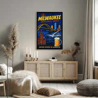 Milwaukee Landmarks Poster PosterGoat