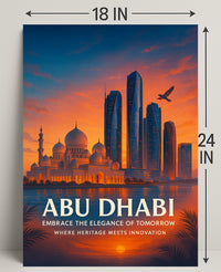 Abu Dhabi Elegance Poster: Cultural and Heritage Poster