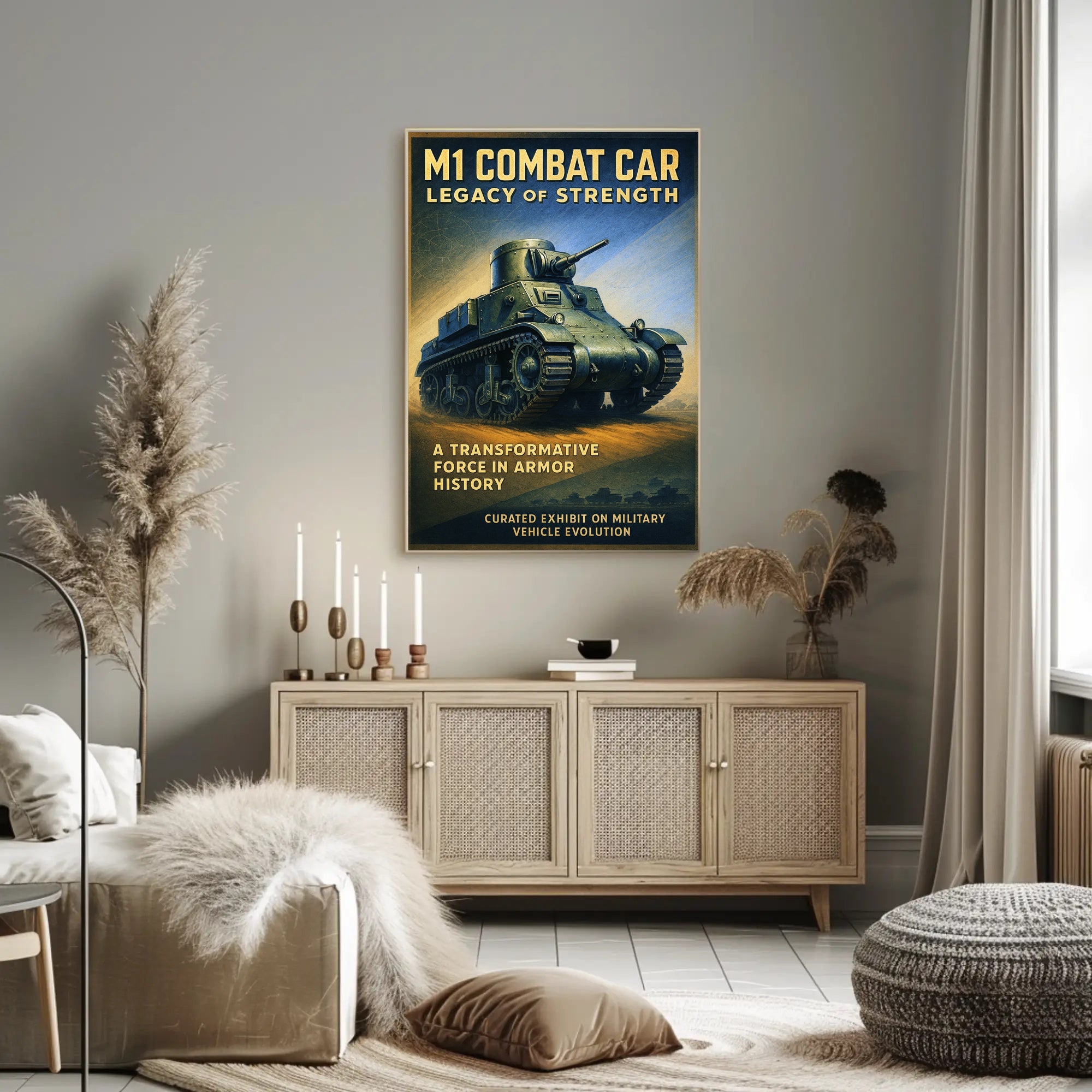 M1 Combat Car Legacy of Strength Poster