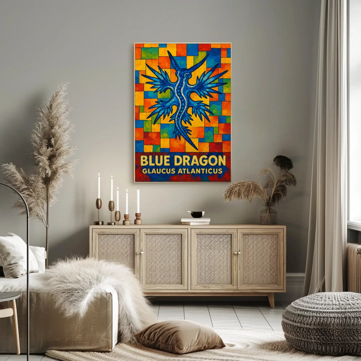Blue Dragon Glaucus Atlanticus Poster