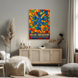 Blue Dragon Glaucus Atlanticus Poster