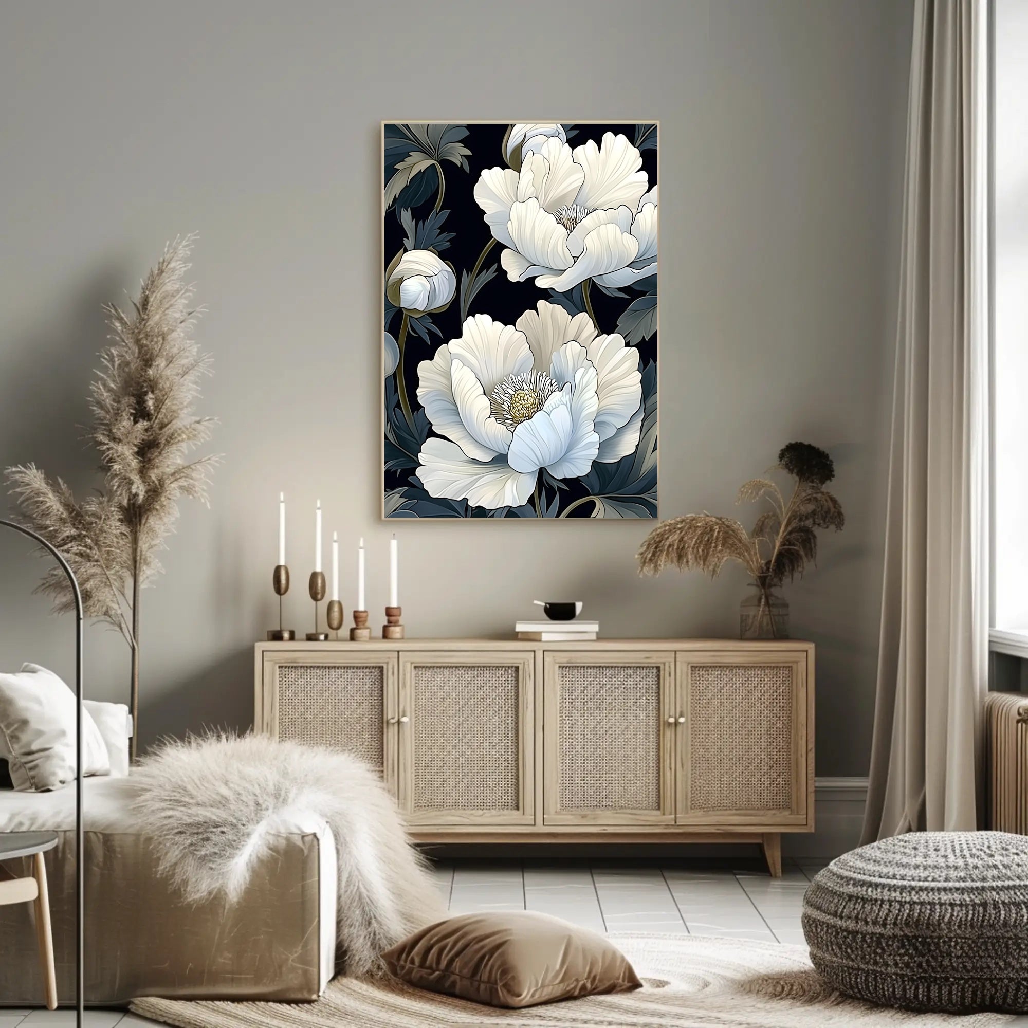 Floral Elegance Wall Art Print for Decor Lovers