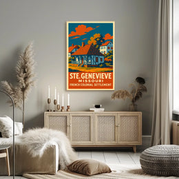 Ste. Genevieve French Colonial Poster