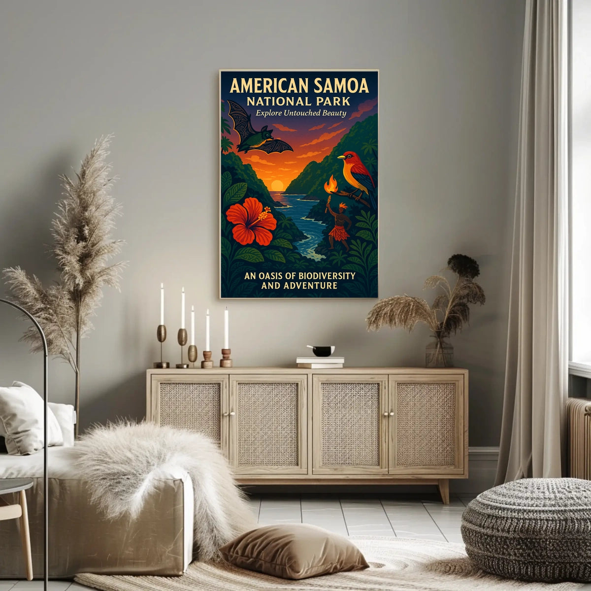 Explore Untouched Beauty in American Samoa National Park Poster