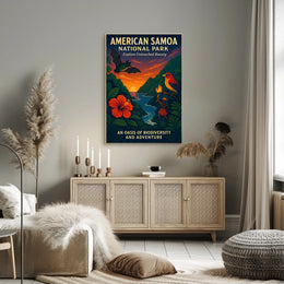 Explore Untouched Beauty in American Samoa National Park Poster