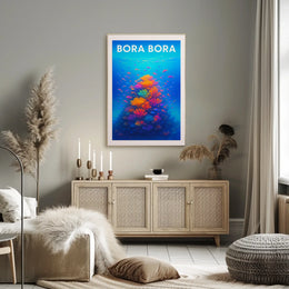 Bora Bora Underwater Paradise Poster