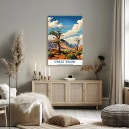 Great Basin Nevada National Park Adventure Travel Poster