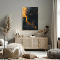 Dragon Confrontation Fantasy Art Poster Print PosterGoat