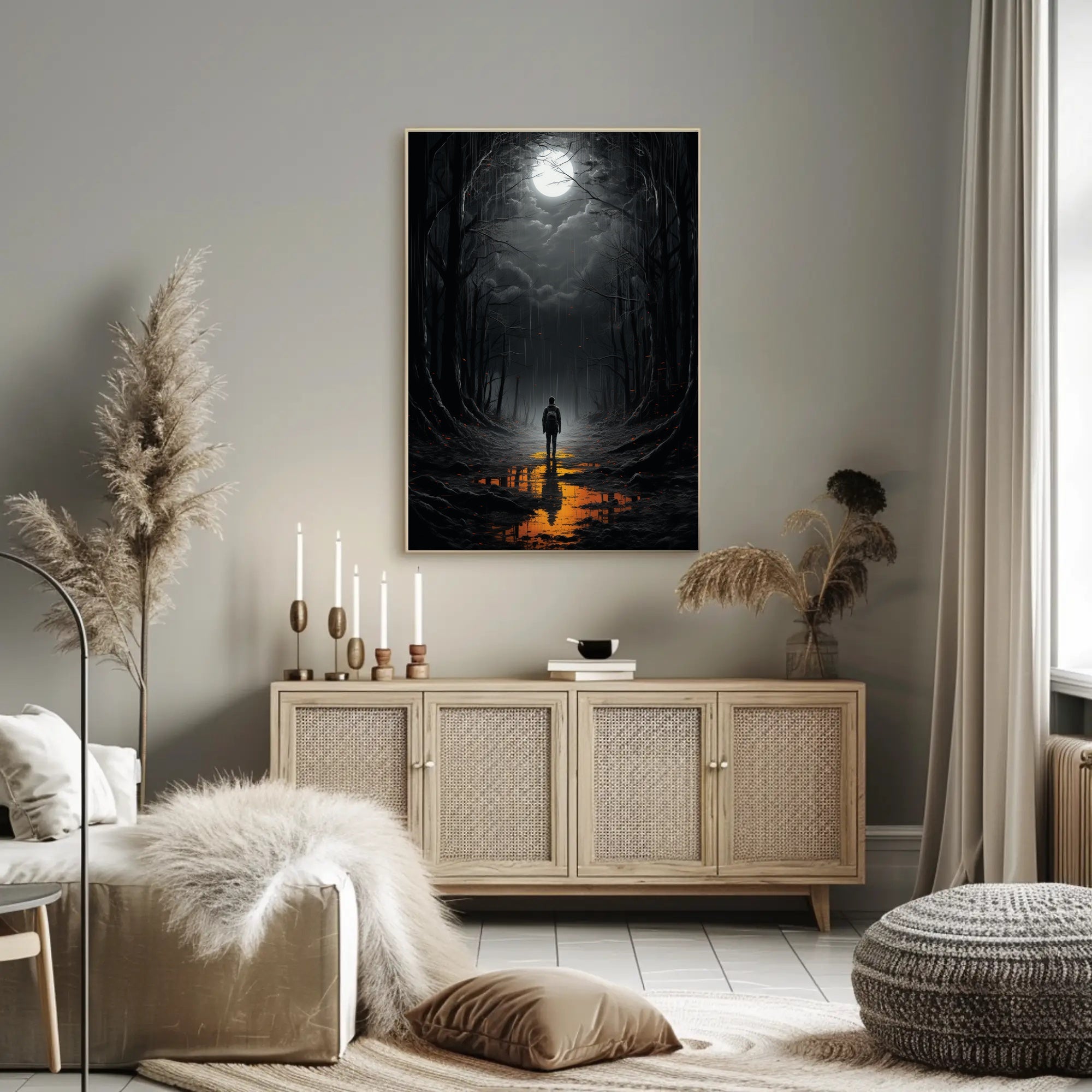 Moonlit Journey Poster