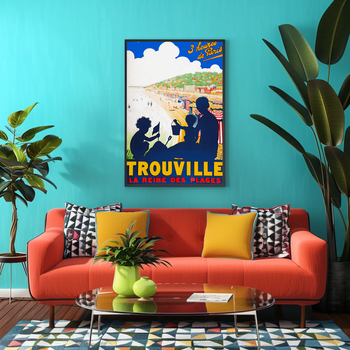 Trouville France Travel Poster
