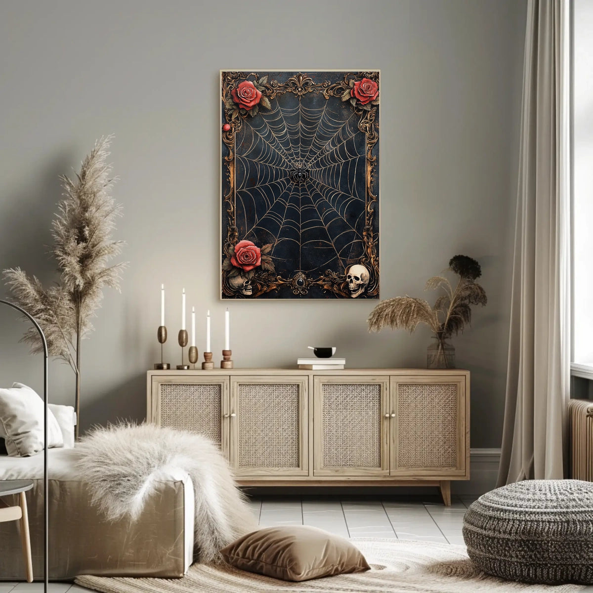 Gothic Vintage Ornate Web Design Art Poster