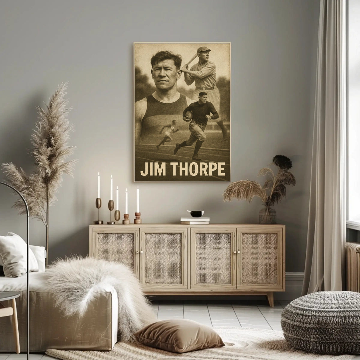 Jim Thorpe A Legendary Athlete Poster