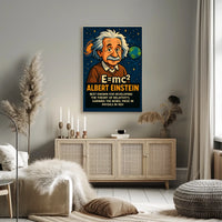 Albert Einstein Theory Of Relativity Poster