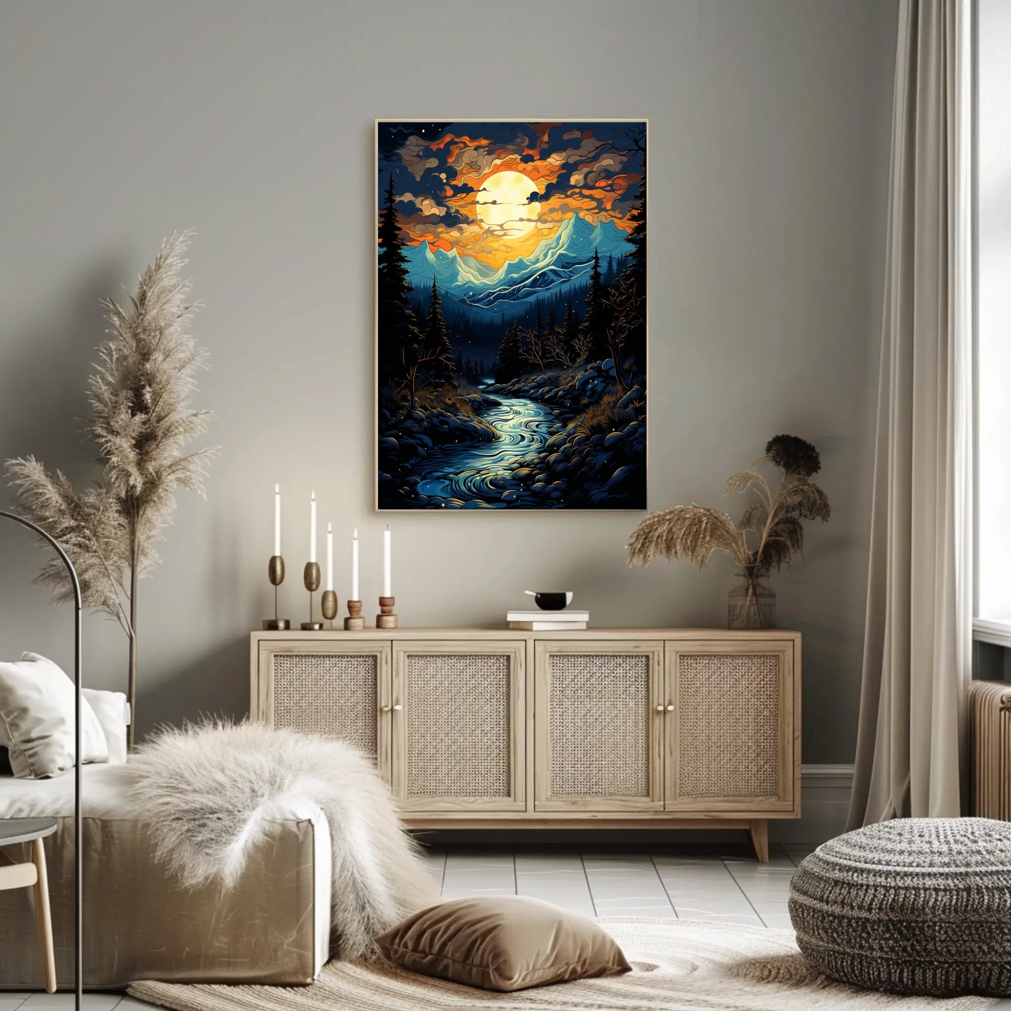 Aye Mystical Landscape Poster