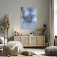Intricately Detailed Snowflake Photorealistic Artistic Poster