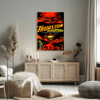 Vintage Magician's Devilish Show Magic Poster