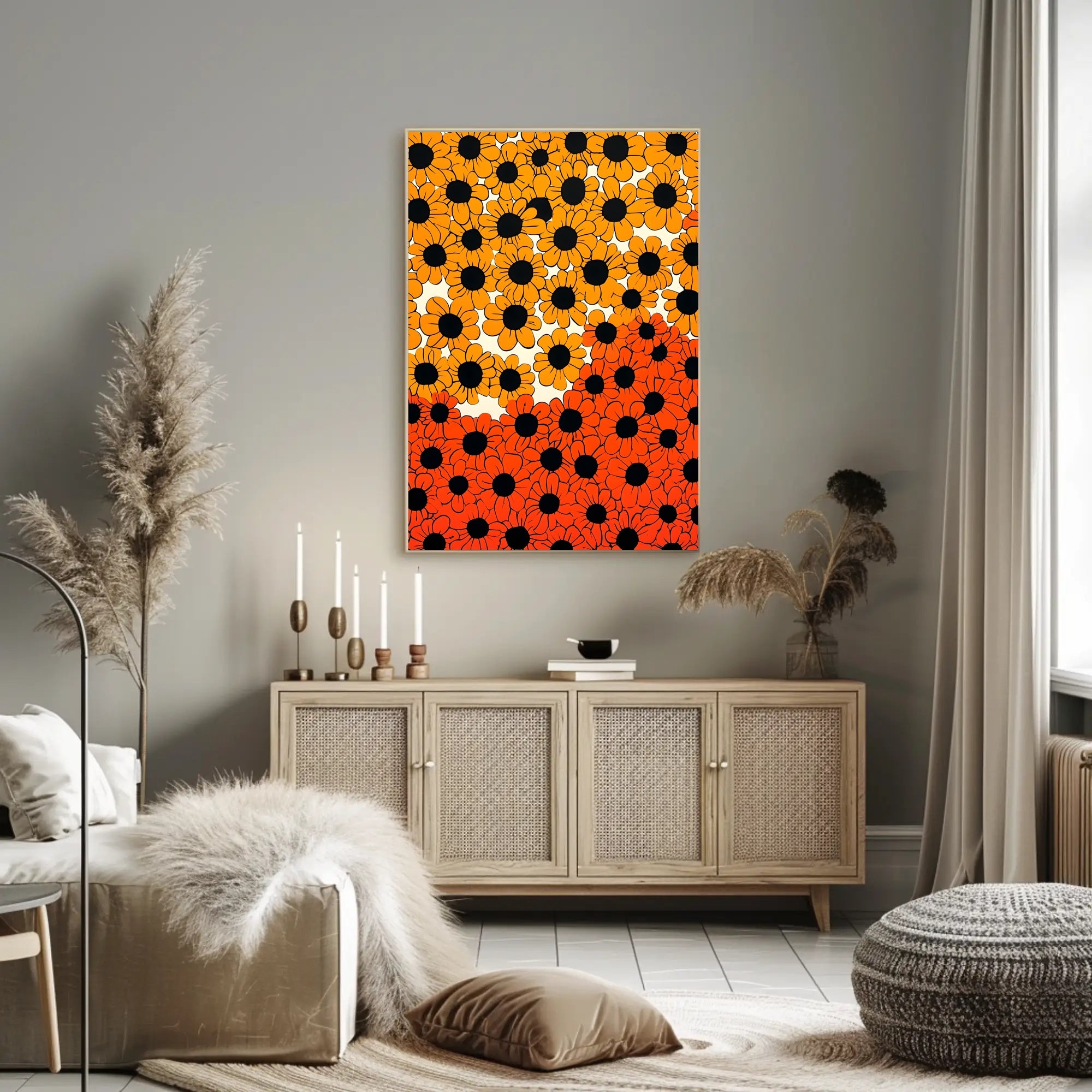 Floral Harmony Poster Vibrant Botanical Wall Art