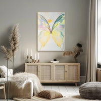 Ethereal Butterfly Wall Art Print Pastel Decor