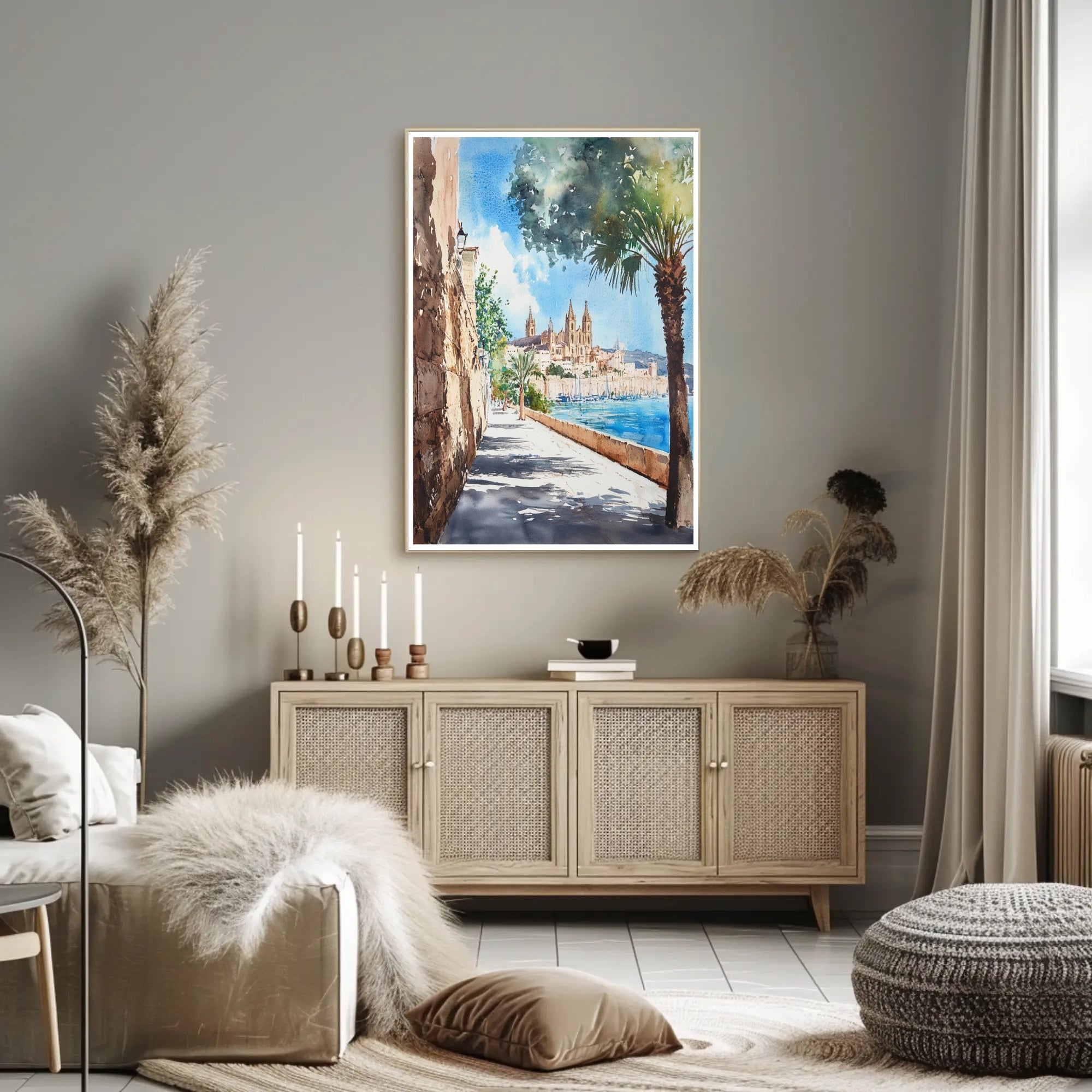 Coastal Cathedral Pathway Poster PosterGoat