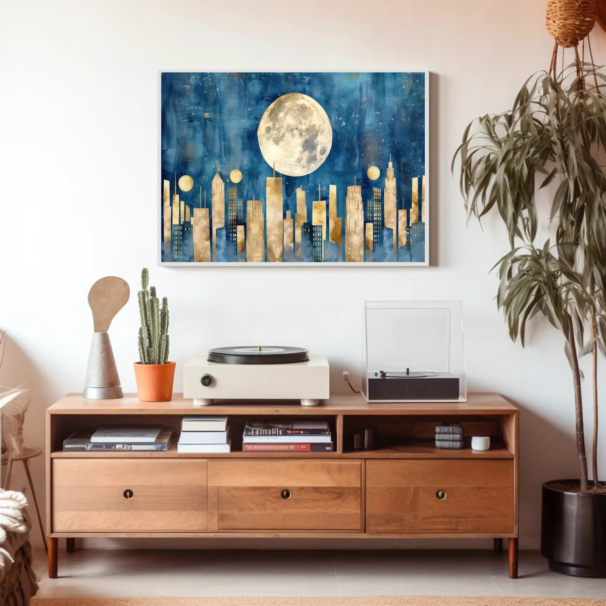 Celestial Skyline Poster