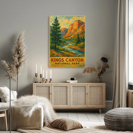 Kings Canyon National Park Poster