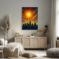 Radiant Cityscape Poster