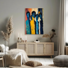 Abstract Ensemble Poster Print Modern Wall Art
